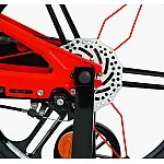 Детский двухколесный велосипед Corso Elite ELT-18375 Красный