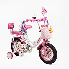 Дитячий двоколісний велосипед Corso Emily 12 ML-10248 Білий