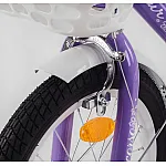 Детский двухколесный велосипед Corso Fleur FL-17902 Розовый с фиолетовым