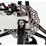Детский двухколесный велосипед с магнивоевой рамой Corso Monti MT-16705 Бело-бирюзовый