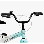 Детский двухколесный велосипед с магнивоевой рамой Corso Monti MT-16705 Бело-бирюзовый