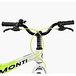 Детский двухколесный велосипед с магнивоевой рамой Corso Monti MT-20790 Бело-салатовый