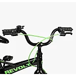 Магниевый двухколесный велосипед Corso Revolt RV-16766 Черный с салатовым