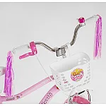 Дитячий двоколісний велосипед Corso Sweety SW-18412 Рожевий