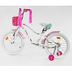 Дитячий двоколісний велосипед Corso Sweety SW-18677 Білий