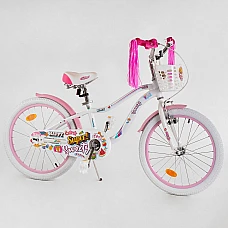 Детский двухколесный велосипед Corso Sweety SW-20450 Голубой