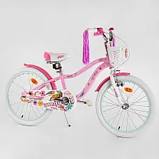 Детский двухколесный велосипед Corso Sweety SW-20688 Розовый