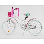 Дитячий двоколісний велосипед Corso Sweety SW-20603 Білий