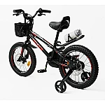 Дитячий двоколісний велосипед Corso Tayger 16 TG-15044 Чорний із червоним