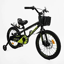 Дитячий двоколісний велосипед Corso Tayger 18 TG-36130 Чорний