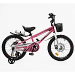 Детский двухколесный велосипед Corso Tayger 18 TG-25402 Розовый