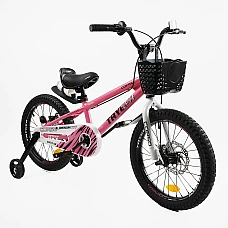 Дитячий двоколісний велосипед Corso Tayger 18 TG-25402 Рожеви