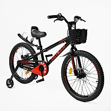 Дитячий двоколісний велосипед Corso Tayger 20 TG-82241 Чорний