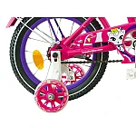 Детский двухколесный велосипед Impuls-bike Beaver Kitty 14 Малиново-фиолетовый