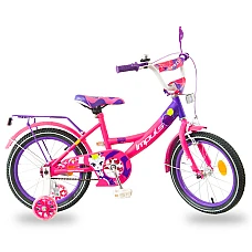 Детский двухколесный велосипед Impuls-bike Kitty 16 Малиново-