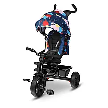 Детский трёхколёсный велосипед Lionelo Haari Blue Navy