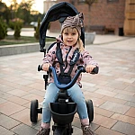 Детский трехколесный велосипед Lionelo Kori Blue Navy