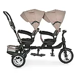 Детский трехколесный велосипед для двойни Turbo Trike MT 1004DUOS-3 Бежевый