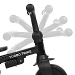 Дитячий триколісний велосипед 4 в 1 Turbo Trike MT 1036 Black
