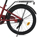 Детский двухколесный велосипед Prof1 Trike Brave MB 20021-1 Красный