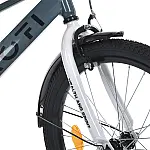 Детский двухколесный велосипед Prof1 Trike Brave MB 20023-1 Серый