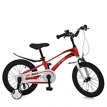 Детский двухколесный велосипед Prof1 Trike Buzz MB 1681D Крас