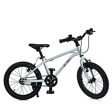 Детский двухколесный велосипед Prof1 Trike MB 16 LIGHTY SILVE
