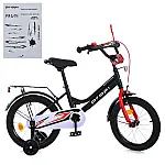 Дитячий двоколісний велосипед Prof1 Trike Neo MB 16032-1 Чорний
