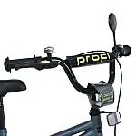 Дитячий двоколісний велосипед Prof1 Trike Prime MB 16014-1 Сірий
