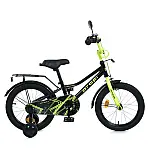 Детский двухколесный велосипед Prof1 Trike Prime MB 16015-1 Черно-салатовый