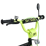 Детский двухколесный велосипед Prof1 Trike Prime MB 16015-1 Черно-салатовый