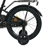 Детский двухколесный велосипед Prof1 Trike Prime MB 16015-1 Черно-салатовый