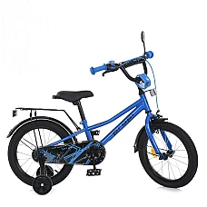 Дитячий двоколісний велосипед Prof1 Trike Prime MB 16012 Сині