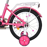Детский двухколесный велосипед Prof1 Trike Princess MB 16041-1 Розовый с белым