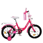 Детский двухколесный велосипед Prof1 Trike Princess MB 16042-1 Малиновый