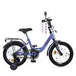 Детский двухколесный велосипед Prof1 Trike Princess MB 18043-1 Сиреневый
