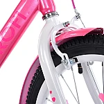 Детский двухколесный велосипед Prof1 Trike Princess MB 20041 Розовый с белым