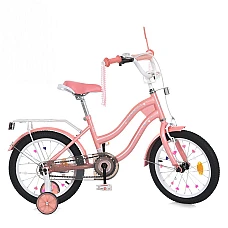 Дитячий двоколісний велосипед Prof1 Trike Star MB 18061-1 Рож