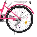Детский двухколесный велосипед Prof1 Trike Star MB 20062-1 Малиновый