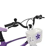Детский двухколесный велосипед Prof1 Trike Stellar MB 181020-5 Сиренево-белый