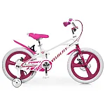 Дитячий двоколісний велосипед Prof1 Trike Velocity MB18VCG White