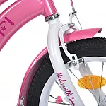 Дитячий двоколісний велосипед Prof1 Trike Wave MB 16051 Рожевий