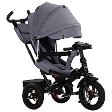 Триколісний велосипед Baby Tilly Impulse T-386/2 Сірий Льон