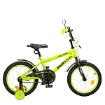 Детский двухколесный велосипед Prof1 Trike Dino Y1671-1 Салатово-черный