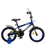Детский двухколесный велосипед Prof1 Trike Dino Y1672-1 Темно-синий