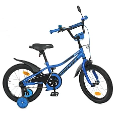 Детский двухколесный велосипед Prof1 Trike Prime Y16223-1 Син