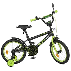 Детский двухколесный велосипед Prof1 Trike Dino Y1671-1 Салат