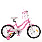 Детский двухколесный велосипед Prof1 Trike Star Y1691 Розовый