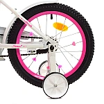 Детский двухколесный велосипед Prof1 Trike Star Y1694 Бело-малиновый