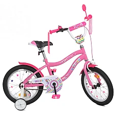 Детский двухколесный велосипед Prof1 Trike Unicorn Y16241 Роз